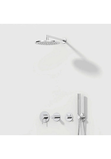 Vitra Origin Ankastre Duş Seti 8 Parça Krom
