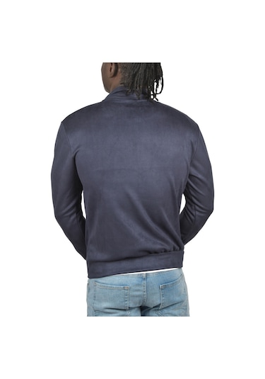 Deepsea Erkek Lacivert Fermuarlı Süet Mont 2504334 Lacivert