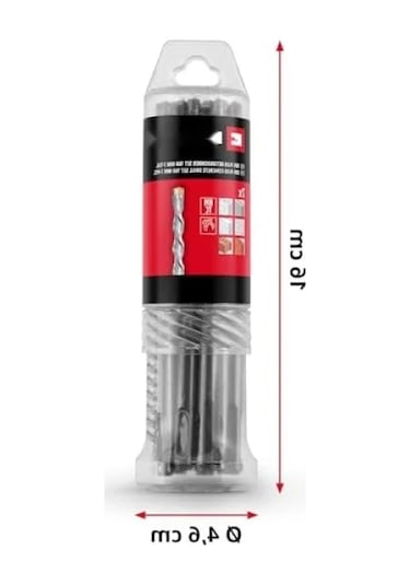 Sds Plus Kırıcı Matkap Ucu Seti - 7 Parça