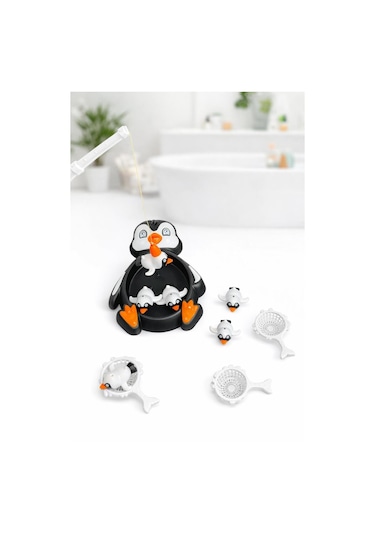 Penguen Yakalama Oyunu Mıknatıslı Siyah Beyaz