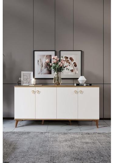 Simple Konsol Ekru Ceviz