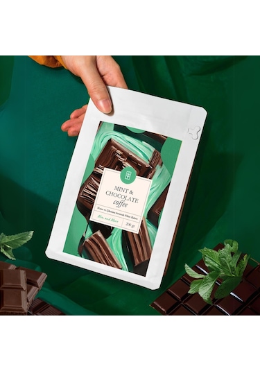 Mim And More Mint & Chocolate Coffee Nane ve Çikolata Aromalı Kahve Filtre Kahve 200 G