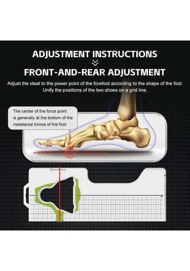 Samdoo Bisiklet Ayaklık Cleat Ayar Aracı - Yüksek Düşük Ayak İçin Yol Bisikleti, Mtb, Spd-sl, Look Keo Uyumlu Beyaz Çok Renkli