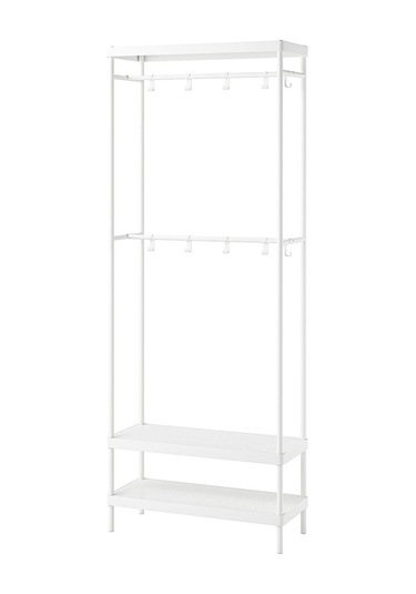 Portmanto, Beyaz, 78x32x200 Cm Beyaz