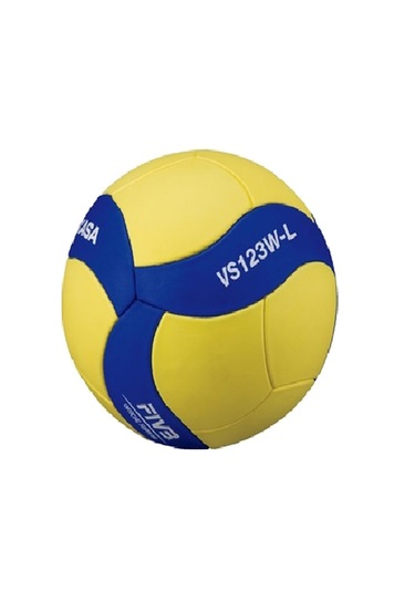 Mikasa VS123W-L Sentetik Deri Voleybol Topu Mavi Sarı Mavi - Sarı