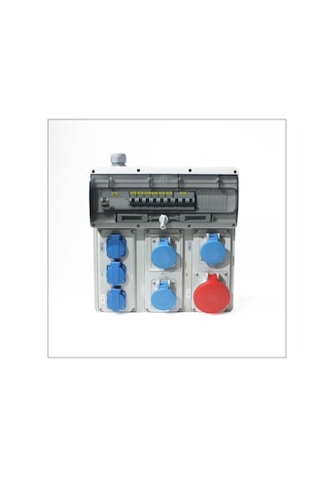 Novsen Ip44 Kombinasyon Panosu 3ad. 3x16, 1ad. 5x32, 3ad. Schuko Priz