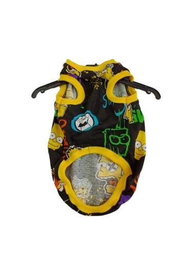 Simpson Desenli Kedi Kıyafeti Elbisesi SMALL/S/Beden 1