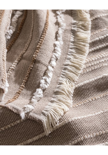 Madame Coco Montjalin Çift Kişilik Yatak Örtüsü - Bej 8684427145456 Ekru