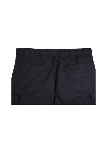 Kargo Cepli 100 Kilo-180 Kilo Arası Için Uygun Erkek Büyük Beden Gabardin Pantolon Siyah