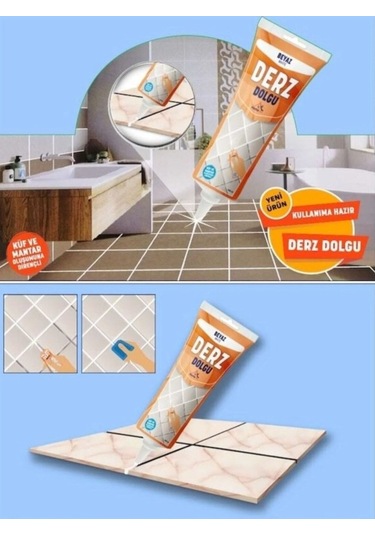 Derz Dolgu Kullanıma Hazır Derz Dolgu Beyaz 1 Adet
