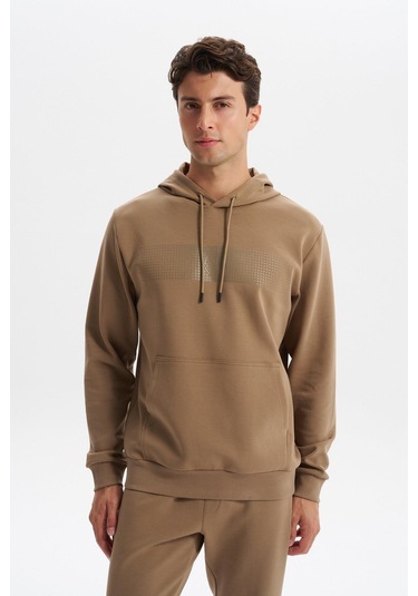 Arma Erkek Slim Fit Baskılı Kapüşonlu Kanguru Cepli Interlok Sweatshirt %80 Pamuk %14 Polyester %6 Elastane K30254685202 Gri - Bej Arma Erkek Slim Fit Baskılı Kapüşonlu Kanguru Cepli Interlok Sweatshirt %80 Pamuk %14 Polyester %6 Elastane K30254685202 Gri - Bej