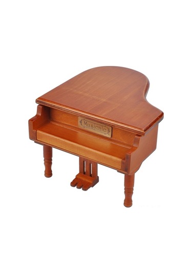 Ulzyvf Ahşap Piyano Kutusu - Rastgele Melodi, Dekoratif Hediye Kutusu