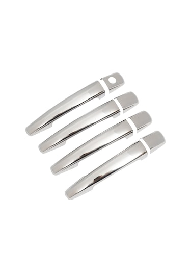 Peugeot 208 Uyumlu 2012-2020 Krom Kapı Kolu 4 Kapı Paslanmaz Çelik