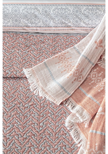 Puffy Cosie Çift Kişilik Eternal Çeyiz Seti - Gri