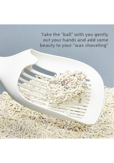 Mufunye Kalınlaştırılmış İçi Boş Kedi Kumu Kepçesi Evcil Hayvan Kum Kabı Temizleme Malzemeleri