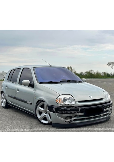 Renault Clio Symbol Hb&sedan 1998-2002 Uyumlu Üniversal Astra H Lip Esnek Ön Lip 2 Parça Tampon Altı Dil Karlık Ön Ek 00 Şüscaroto Aksesuar