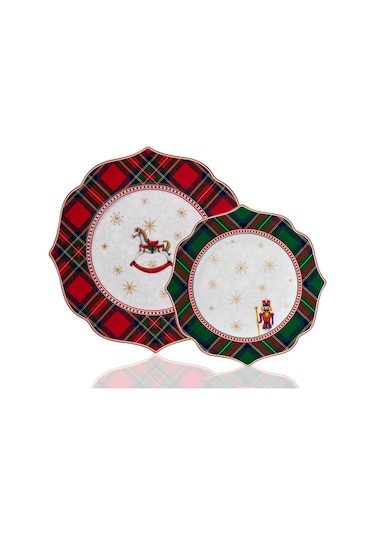 Korkmaz Jolly Collection 7li Tabak Seti A640-07 Beyaz