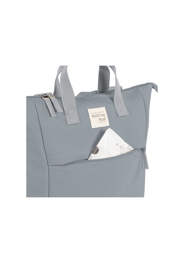 Walking Mum Eco Mum Bebek Bakım Sırt Çantası Cloud Açık Gri