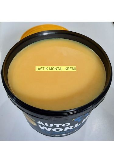 Auto World Lastik Montaj Kremi 5kg Sarı Krem