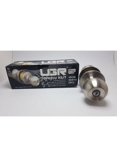 Ugr Topuzlu Kilit Saten Wc Düğmeli Anahtarsız