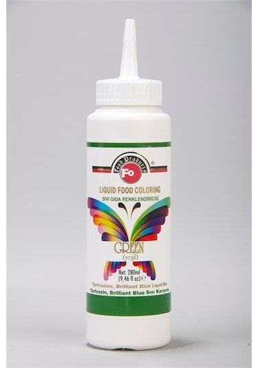 Fo Sıvı Gıda Boyası Yeşil 280 ML