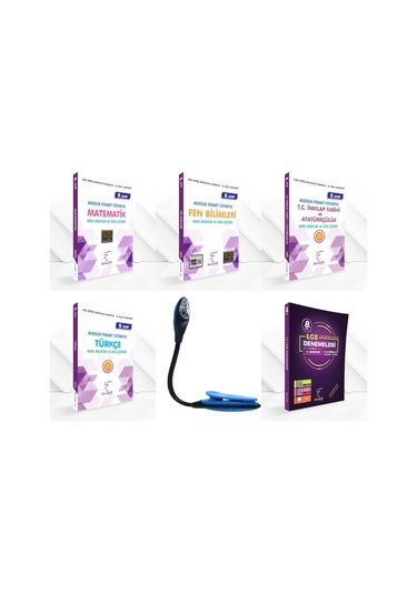 Karekök Yayınları 8 Sınıf Konu Anlatımı Ve Lgs De Çözülmesi Süper 12 Li Deneme + Kitap Okuma Işığı H