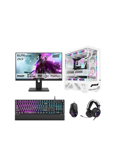 Dragos DRX7842 R7-7700 32 GB 1 TB NVMe SSD 12 GB RTX5070 24.5" Free Dos Masaüstü Oyuncu Bilgisayarı