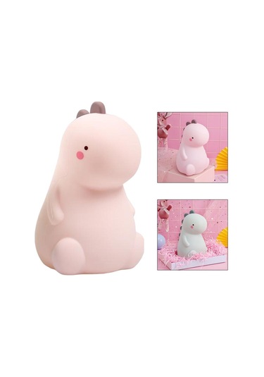 Homyl Led Gece Işığı Başucu Lambası Renk Değiştiren Pembe Pembe