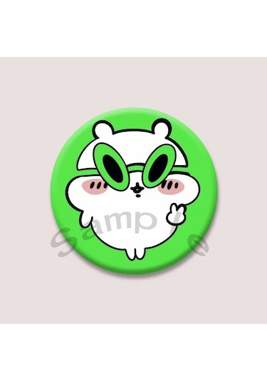 Sevimli Chiikawa Rozeti Karikatür Animasyon Periferik Yaka Iğneler Teneke Yuvarlak 50mm Style 16 50mm Çok Renkli