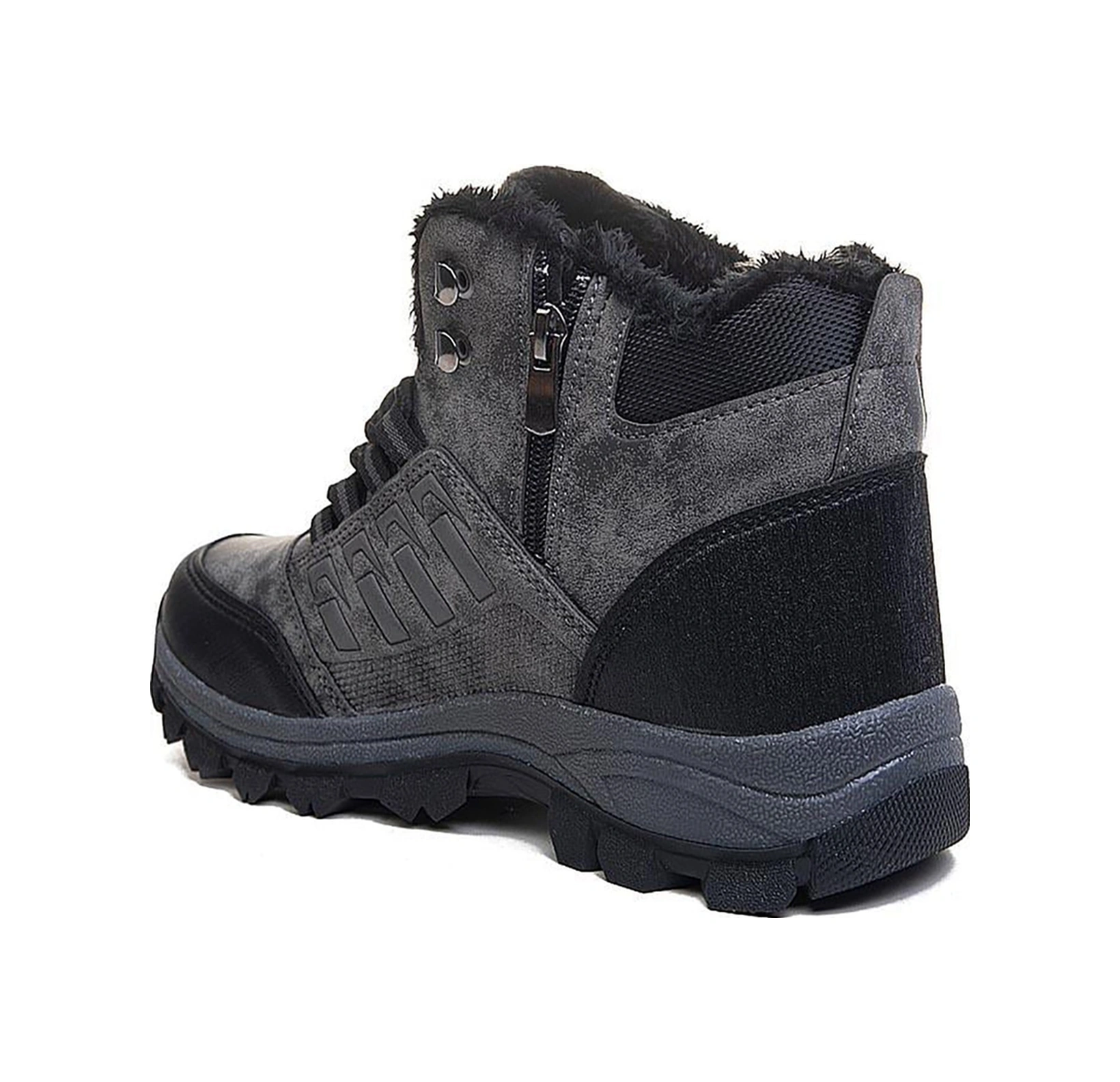 Celira Xsp Füme Outdoor Kürklü Erkek Kışlık Bot Ayakkabı Füme