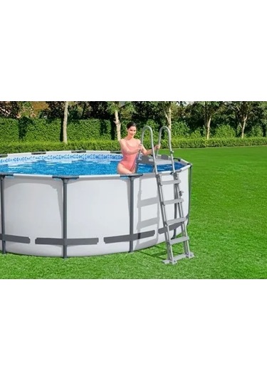 150 Kg Taşıma Kapasiteli Korozyon Önleyici Katlanabilir Havuz Merdiveni 1 Parça