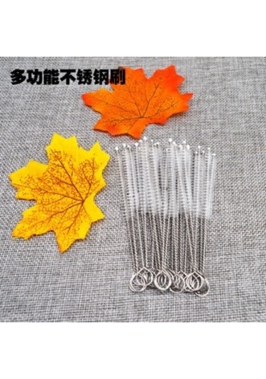 Sıcak 1 Adet/grup Biberon Fırçaları Temizleyici Çok Fonksiyonlu Temizleme Fırçası Paslanmaz Çelik Yıkama İçme Biberon Fırçası