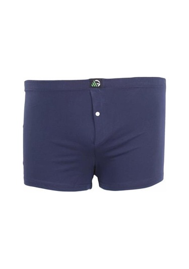 Starbattal Erkek Büyük Beden Düğmeli Uzun Paça Boxer 11907 Marin - 3Xl Lacivert