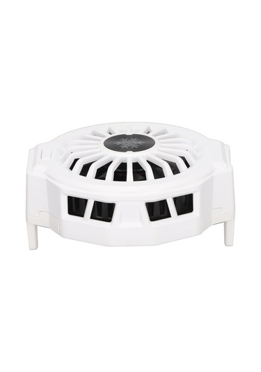 Mobil Telefon Soğutucu Lzf10 Yarıiletken Buzdolabı Telefon Soğutma Standı Fan Renkli Rgb Işıklı Oyun İçin Beyaz Temel Tip