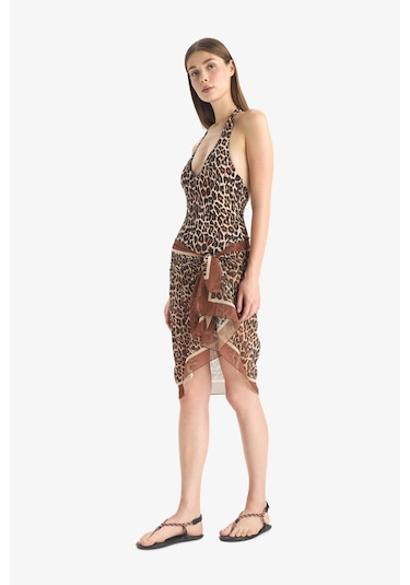 Defacto Regular Fit Leopar Desenli Şifon Pareo-fall İn Love E8218ax25hsbn563 Kahve Kahverengi Defacto Regular Fit Leopar Desenli Şifon Pareo-fall İn Love E8218ax25hsbn563 Kahve Kahverengi