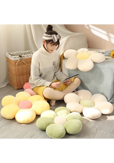 40cm Renkli Ayçiçeği Yastık, Petal Yastık, Doldurulmuş Oyuncak Diğer