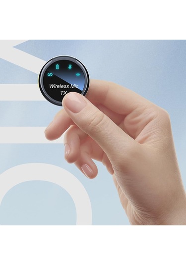 Manyetik Kablosuz Lavalier Mikrofon Ses Video Kayıt Mikrofonu