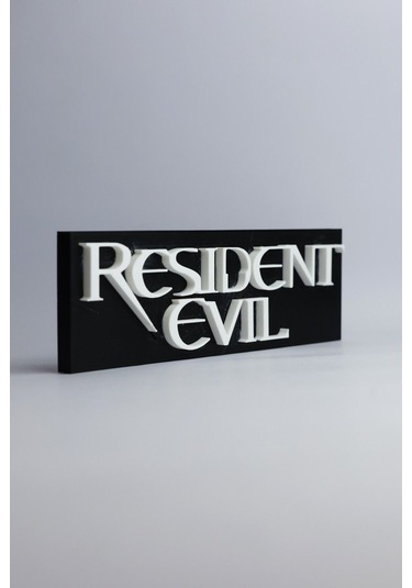 Resident Evil - 3 Boyutlu Tabela - 20cm X 6.5cm X 1.5cm