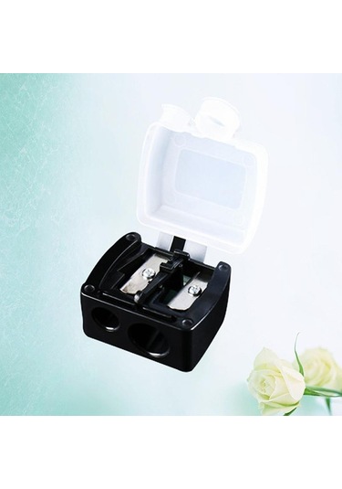 Kaş Dudak Kalemi Eyeliner Kalemi İçin Çift Delikli Ruj Kalemtıraş