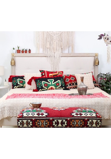 Lorence Home / Esmeli Kilim Kırlent - Lidya