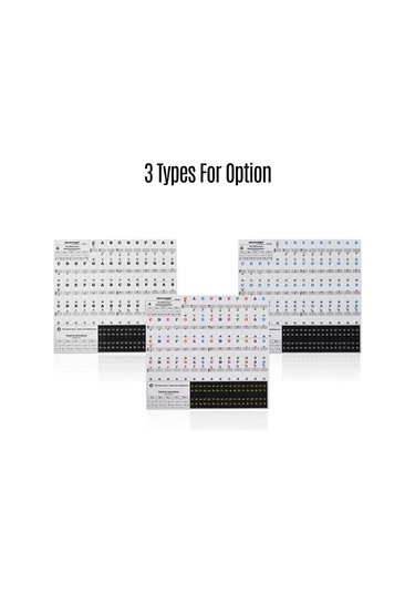 Maiyame "şeffaf Ve Çıkarılabilir Piyano Çıkartmaları - 37/49/54/61/88 Tuşlu Klavyeler İçin Müzik Notası Sticker Seti"