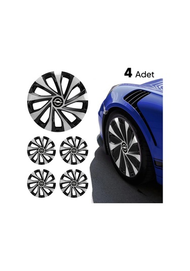Opel 15 Inc Jant Kapağı Renkli Kırılmaz /5810çiftopel/