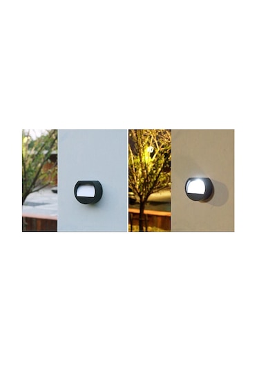 Noas 5w Qua Solar Dış Mekan Duvar Aplik Günışığı Yl84-3001-s Siyah