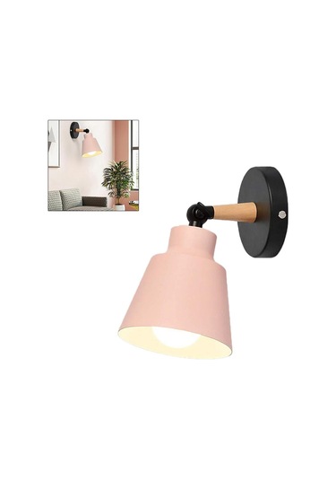 Suntek Magideal Modern Duvar Lambası Yatak Odası Koridor Kapalı Pembe