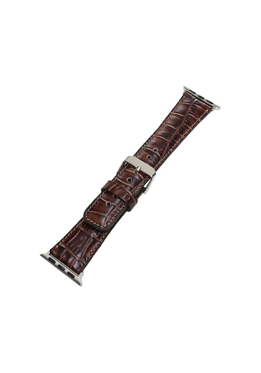Bouletta Apple Uyumlu  Watch Deri Kordon 42-44-45Mm Croco Yk06 Kah