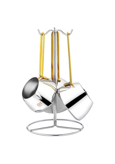 Özlife Ct - 714 Hüma Sade Gold Cezve Takımı 4'lü