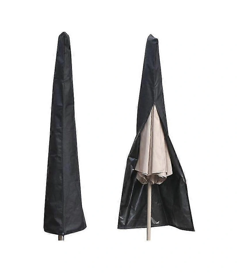 Su Geçirmez 210d Veranda Şemsiyesi Fermuarlı Kılıf Açık Hava Şemsiyesi Yağmur Kılıfı Açık Hava Şemsiyesi Düz Şemsiye Su Geçirmez Kılıf Çok Renkli