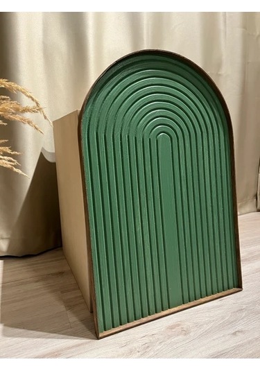 Cıgıl Wood Green Belt Ahşap Bohem Tablo