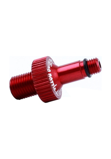 Qingmipy 7075 Alyüminyum Mtb Arka Amortisör Gaz Adaptörü - Rockshox/dt Swiss/marzocchi Uyumlu, Ifp Basınçlandırma, Kırmızı