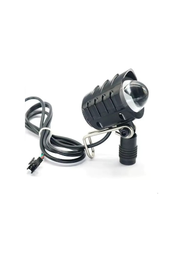 Led Far Elektrikli Scooter Farı Elektrikli Motosiklet E Bisiklet Far + Korna 36v-60v-uyumlu